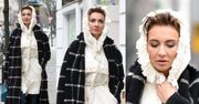 Dominika Kulczyk w kapturze wychodzi z "Dzień Dobry TVN" (ZDJĘCIA)
