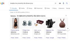 Święta w wyszukiwarce Google: Najpopularniejsze prezenty dla partnerek i rodziny