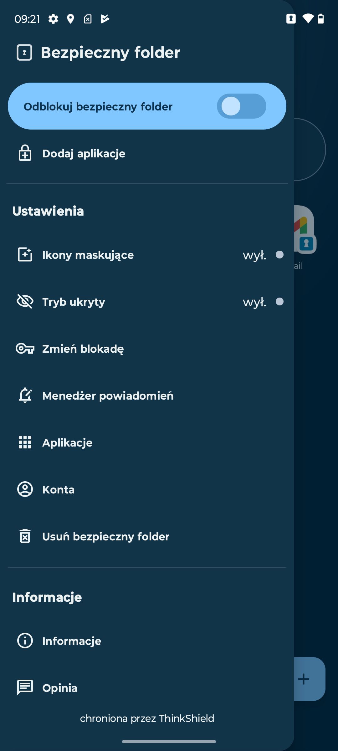 Bezpieczny folder