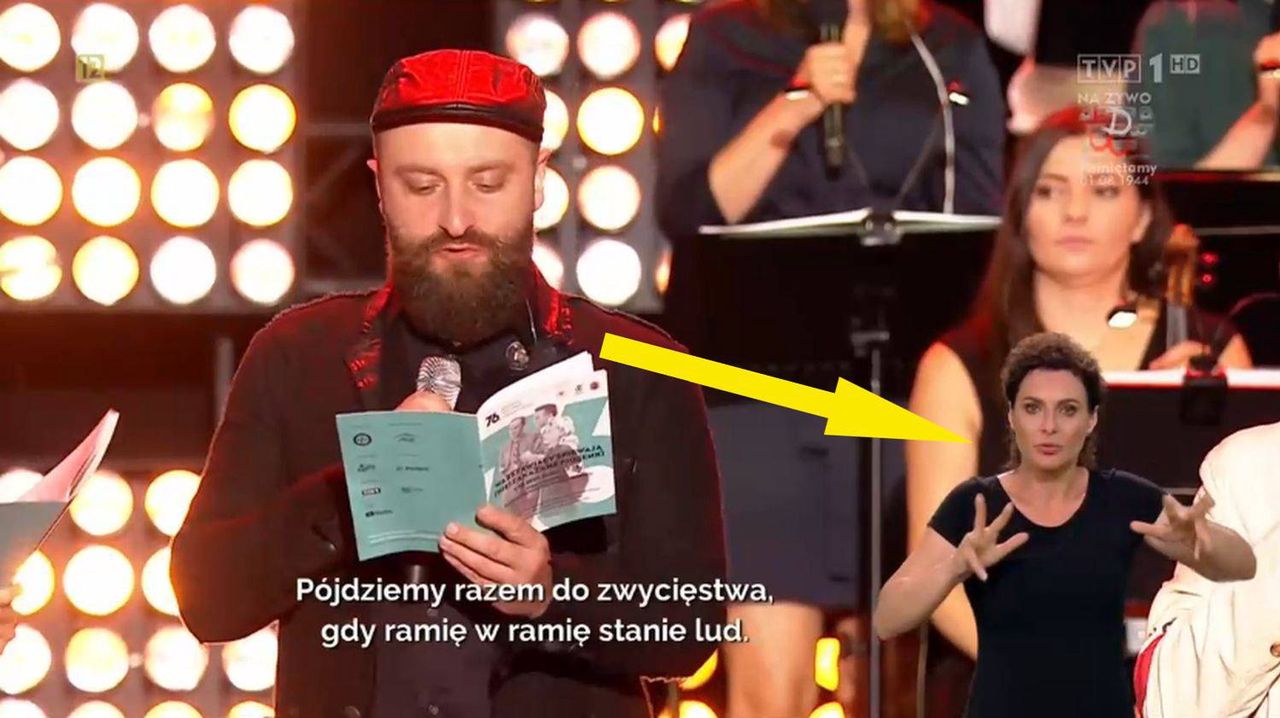 Koncert TVP na cześć Powstańców Warszawskich. Tłumaczki języka migowego skradły show