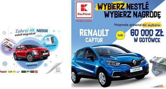 Nestlé Polska z loteriami w sieciach Kaufland i Intermarche