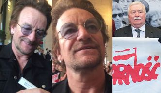 Bono pozdrawia Lecha Wałęsę! "To wielki człowiek. Ciągle potrzebujemy solidarności na świecie!"