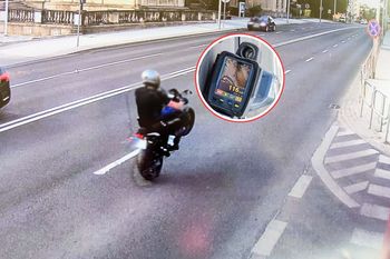 Gnał na jednym kole. To dopiero początek. Tyle pokazał miernik policji