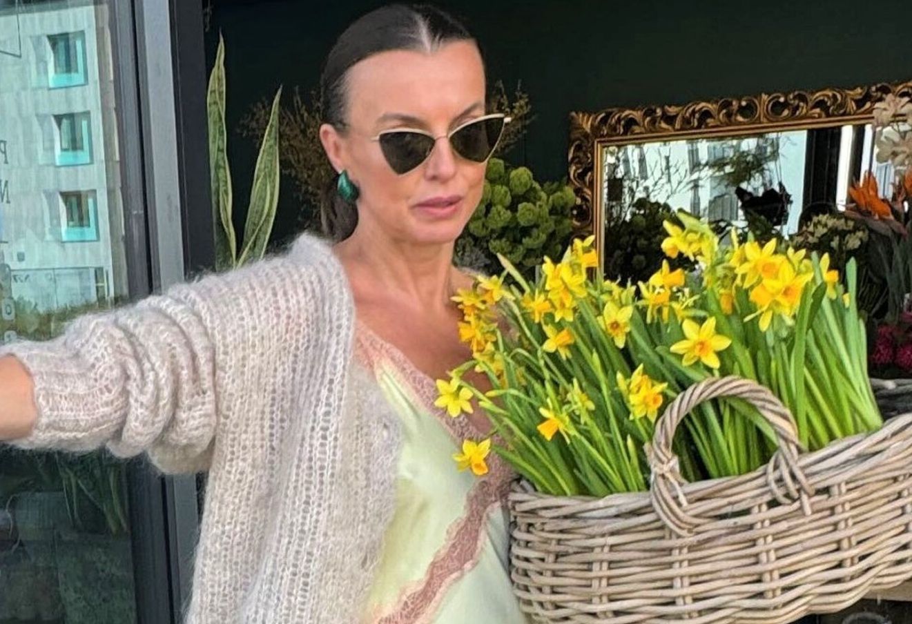 Katarzyna Sokołowska w wiosennej stylizacji
