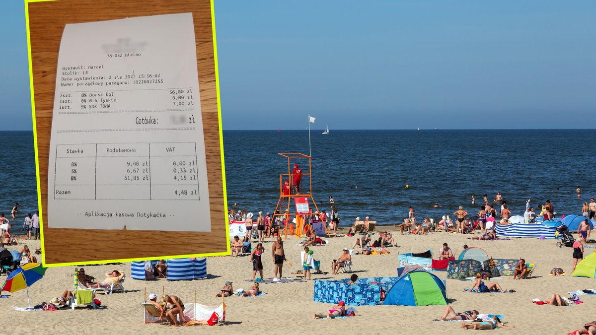 Nasz czytelnik pokazał paragon z Mielna 