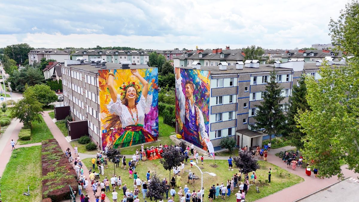 Mural w Grodzisku Mazowieckim został odsłonięty 25 lipca br. 