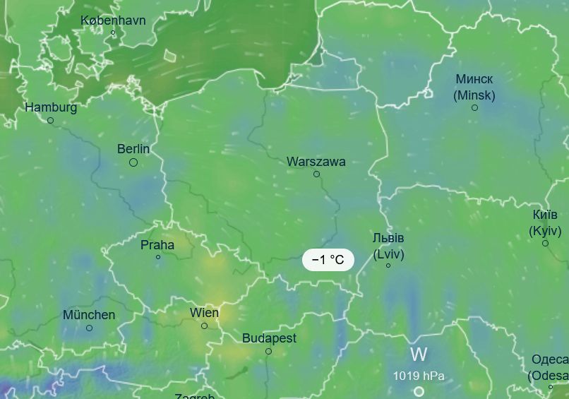 Temperatura w Polsce
