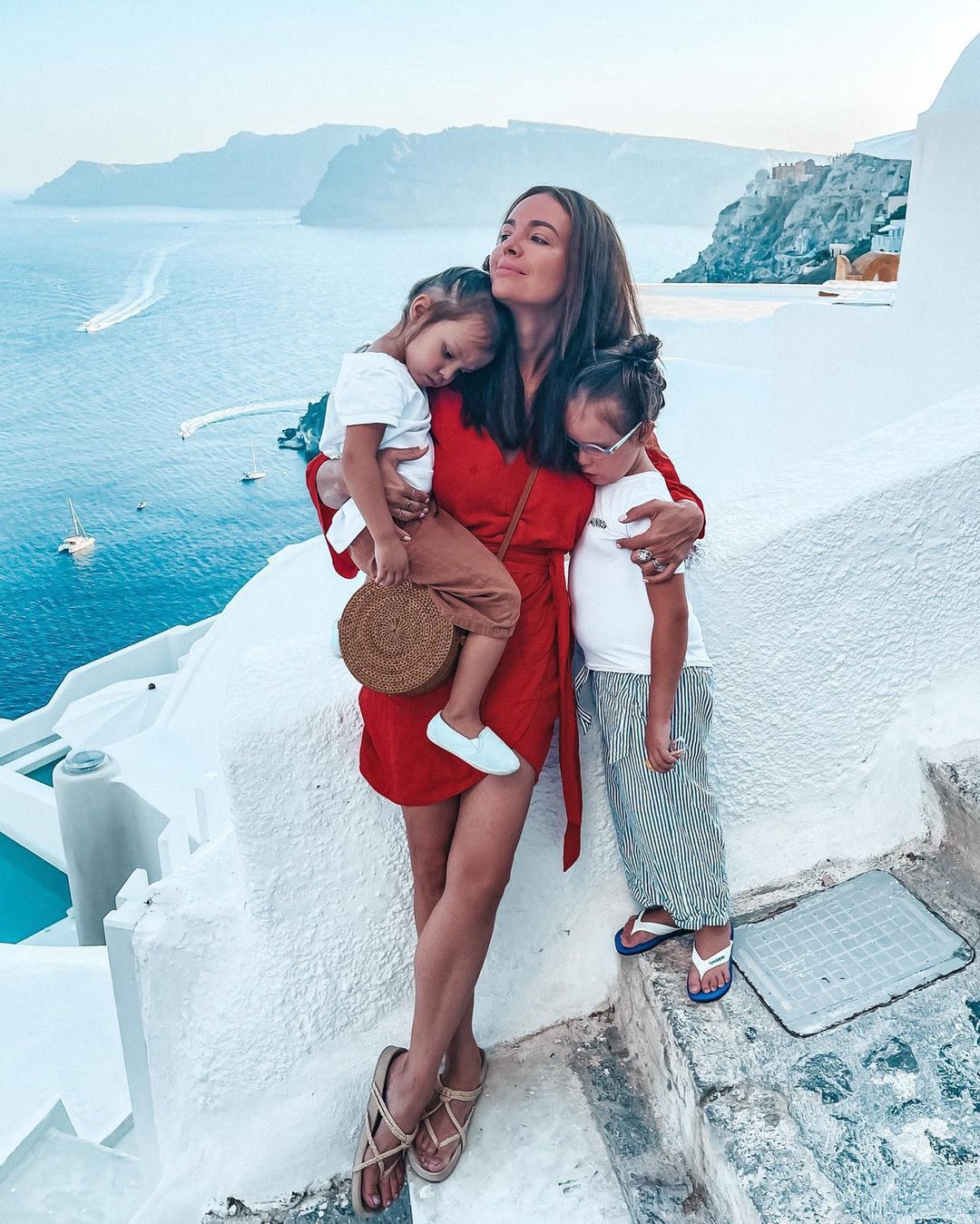Anna Wendzikowska na Santorini