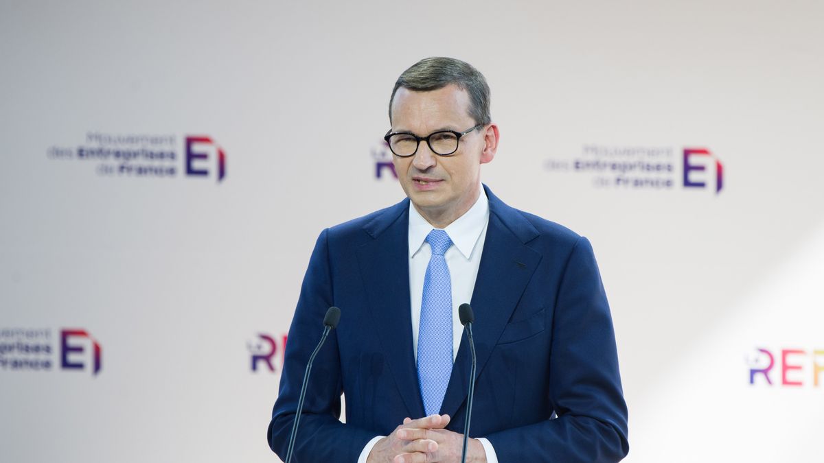 Na zdjęciu Mateusz Morawiecki