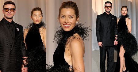Jessica Biel z GIGANTYCZNYM ROZCIĘCIEM i posągowy Justin Timberlake brylują na Academy Museum Gala. Widać, że się kochają? (ZDJĘCIA)