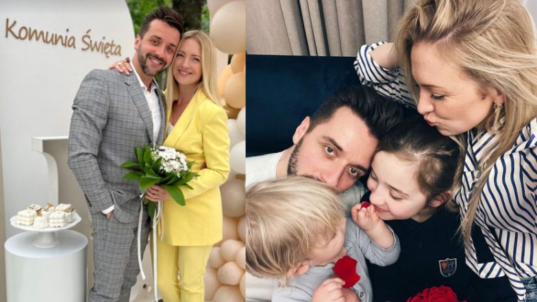 Barbara Kurdej-Szatan na komunii córki