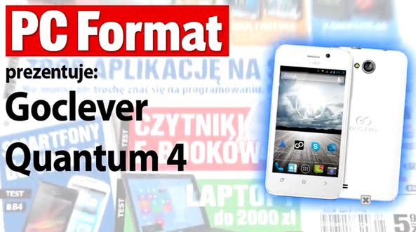 Test wideo Goclever Quantum 4 - smartfon za 300 zł