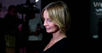 Agnieszka Szulim na pokazie Mariusza Przybylskiego
