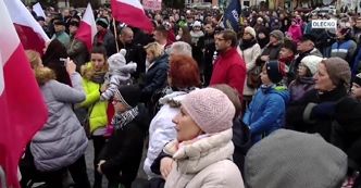 Mieszkańcy Olecka protestują przed utworzeniem ośrodka dla uchodźców