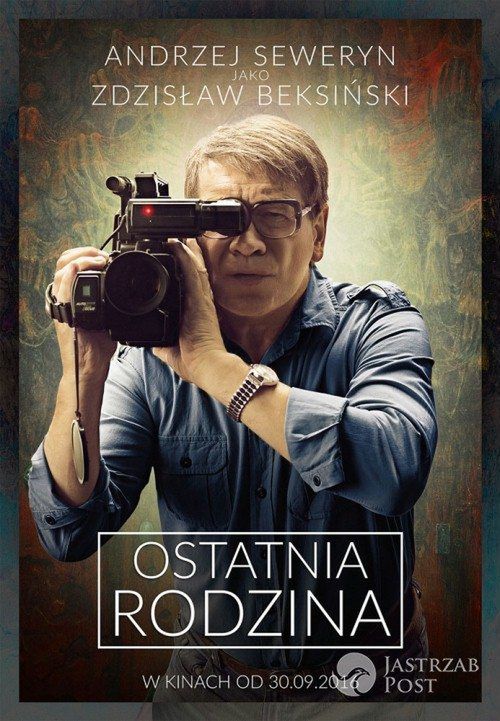 Plakat filmu "Ostatnia rodzina": Andrzej Seweryn jako Zdzisław Beksiński