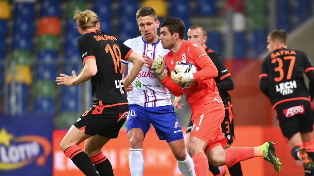 Lech Poznań przegrał z Podbeskidziem 0:1.