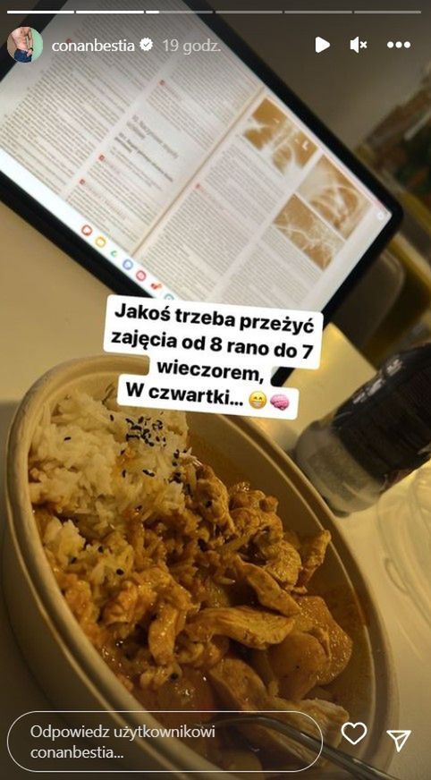 Conan Kaźmierski ciężko haruje na sukces