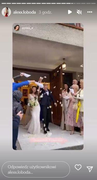 Przemysław Płacheta i Aleksandara Łoboda wzięli ślub