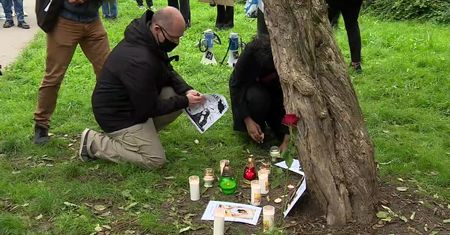 Na Skwerze Praw Kobiet w Krakowie odbył się protest w związku ze śmiercią kobiety zatrzymanej przez policję obyczajową w Iranie