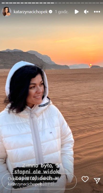 Kasia Cichopek i Maciej Kurzajewski na pustyni