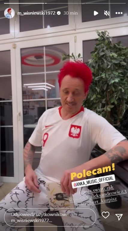 Mecz Polska-Argentyna. Michał Wiśniewski
