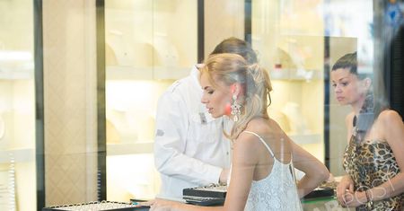 Dla Janachowskiej zamknięto specjalnie salon jubilerski z obrączkami