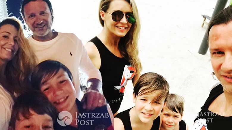 Małgorzata Rozenek-Majdan z rodziną na wakacjach