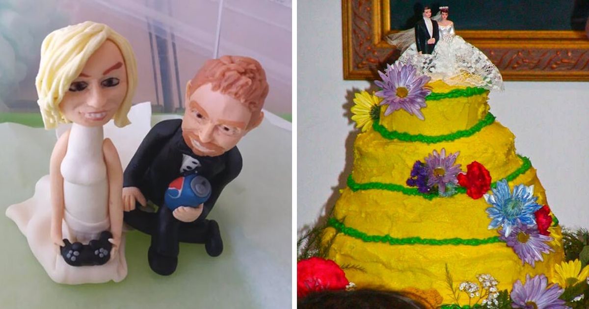 17  Wedding Cakes That Ruined The Entire Party. No wonder Bride &amp; Groom Were Not So Delighted in The End