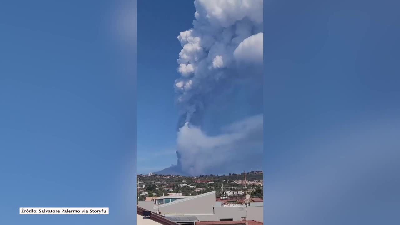 Etna ciągle aktywna. 12 erupcji wulkanu w ciągu miesiąca.