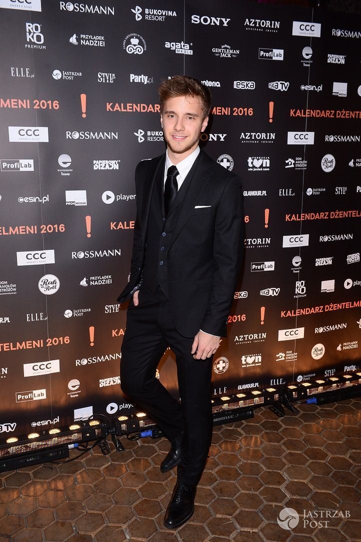 Maciej Musiał na premierze Kalendarza Dżentelmeni 2016