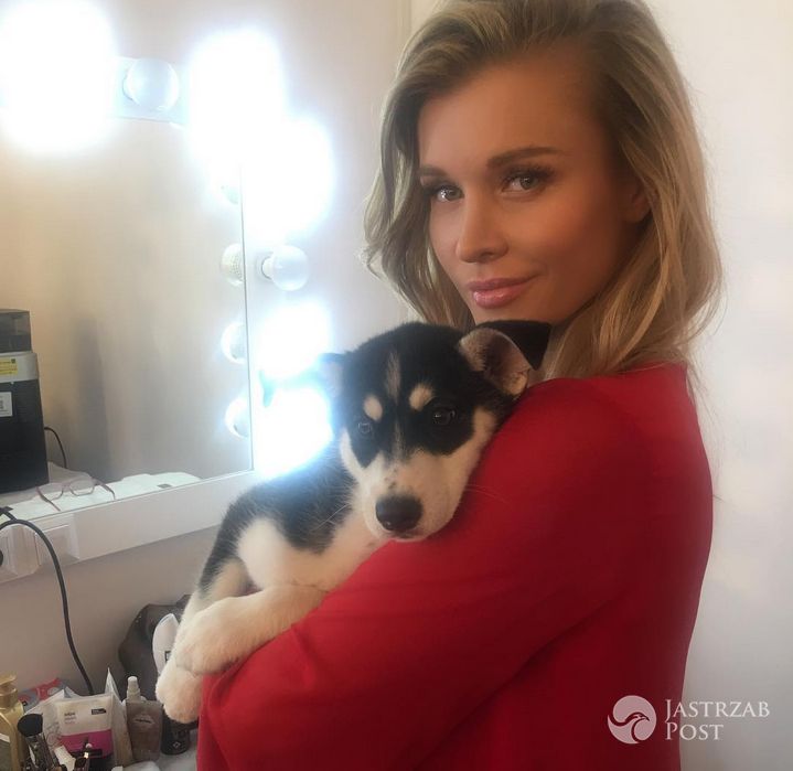 Joanna Krupa na planie programu MISJA PIES