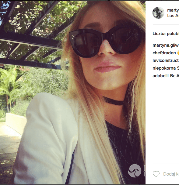 Gdzie wakacje spędza Martyna Gliwińska?