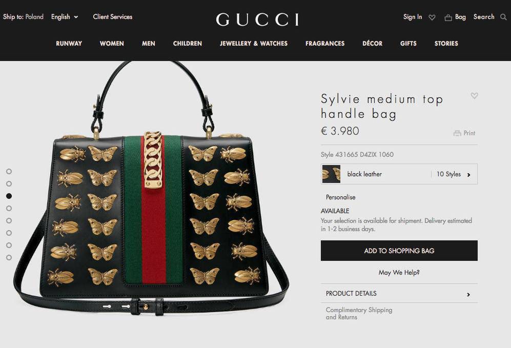Gucci, torebka Agnieszki Woźniak-Starak