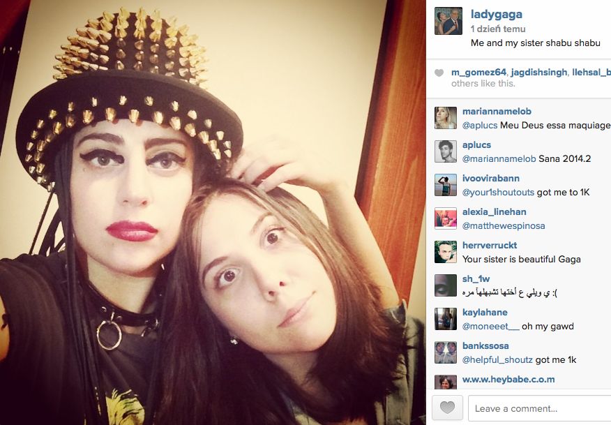 Siostra Lady Gagi