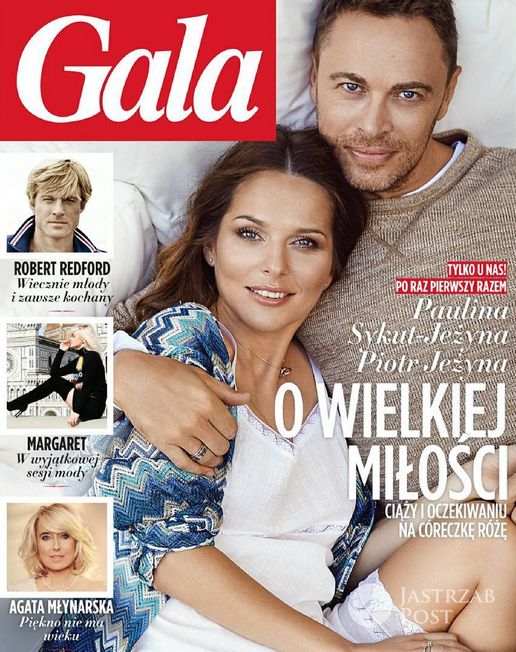 Paulina Sykut w ciąży na okładce Gali