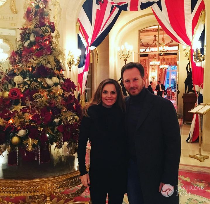 Geri Halliwell i Christian Horner - Boże Narodzenie 2016