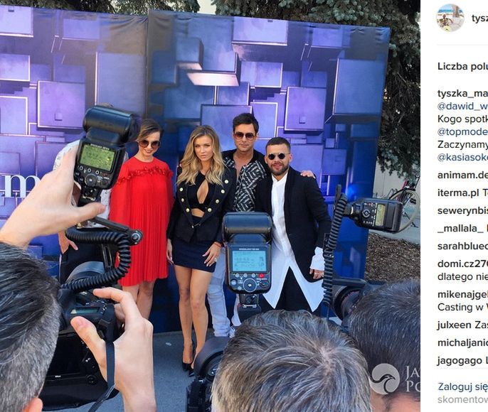 Jurorzy Top Model na castingu w Warszawie