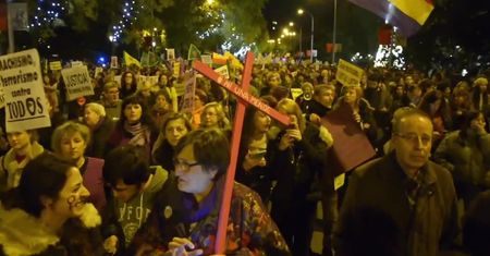 Wielotysięczny protest w Madrycie przeciwko przemocy wobec kobiet