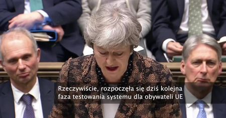 T. May: Zapewniamy, że obywatele UE będą mogli zostać i zachować dotychczasowe świadczenia