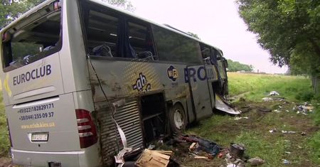 Wypadek ukraińskiego autokaru