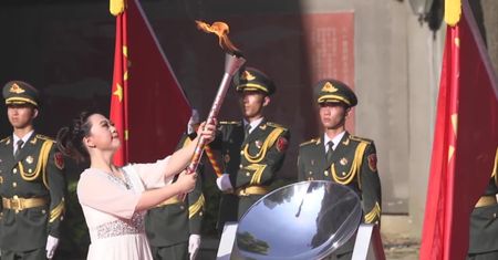W Chinach wystartowała sztafeta z pochodnią przed światowymi wojskowymi igrzyskami sportowymi