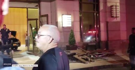 Samochód wbił się w budynek Donalda Trumpa, trzy osoby zostały ranne