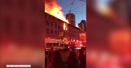 Niebezpieczny pożar bloku w San Francisco. Ewakuowano mieszkańców