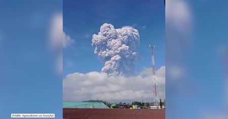Indonezja spowita dymem. Erupcja wulkanu Sinabung