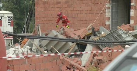 Wybuch przyczyną zawalenia się bloku w Bielsko-Białej. Policja bada przyczyny eksplozji