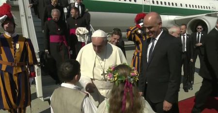 Papież Franciszek przybył do Szwajcarii z ekumeniczną wizyta