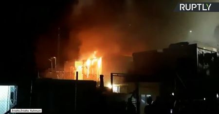 Pożar w obozie dla uchodźców na Samos. Spłonęły domy kontenerowe dla samotnych dzieci