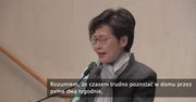 C. Lam apeluje do mieszkańców Hongkongu o pozostanie w domach. Ma to pomóc w walce z koronawirusem