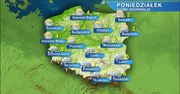 Poniedziałek pogodny na północy. Nad resztą kraju opady deszczu ze śniegiem