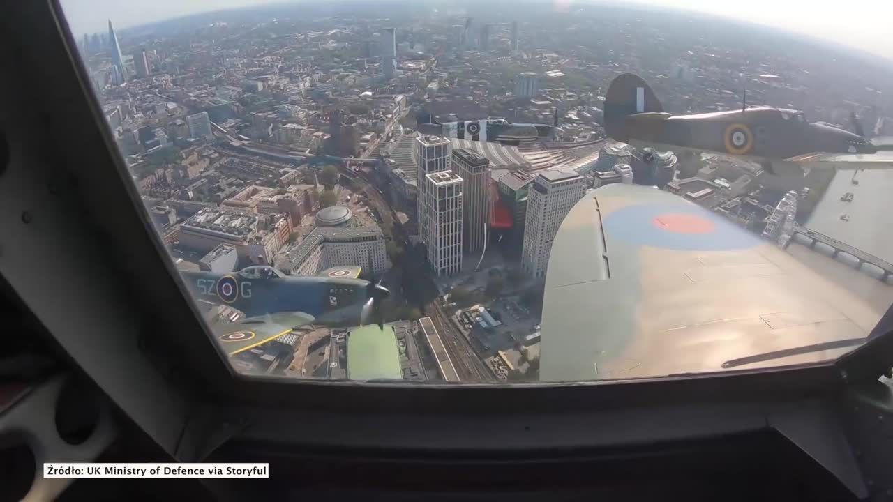 Spitfire’y i Hurricane’y ponownie nad Londynem. Uczczono 80. rocznicę Bitwy o Anglię